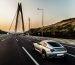 metallic-color-sport-car-bridge